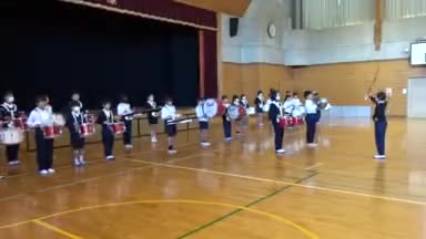 鼓笛隊合同練習（動画）