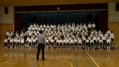 全校合唱 練習（動画２）